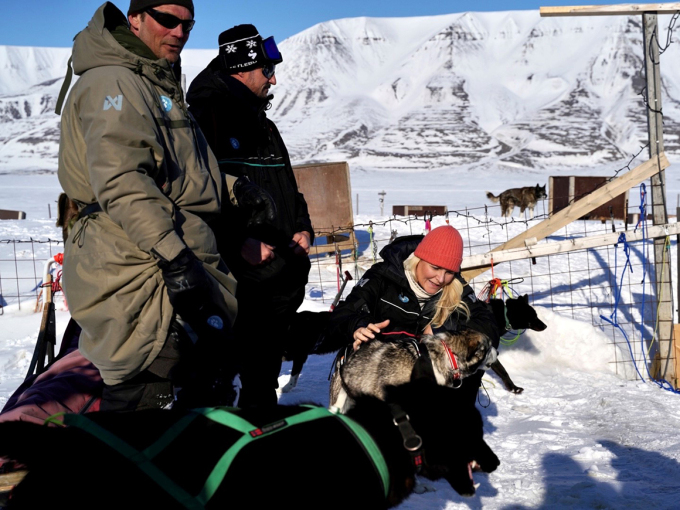 Arctic Husky Travellers kennelis leat 45 beatnaga. Govven: Sara Svanemyr, Gonagaslaš hoavva 
